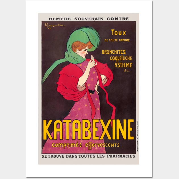 Katabexine Remedy France Vintage Advertising Poster 1903 Wall Art by vintagetreasure